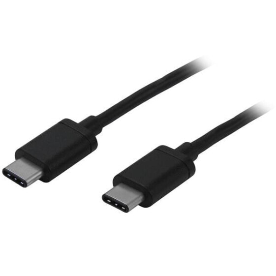 StarTech.com USB-C Cable - M/M - 2 m (6 ft.) - USB 2.0 - USB-IF Certified - 2 m - USB C - USB C - USB 2.0 - Male/Male - Black