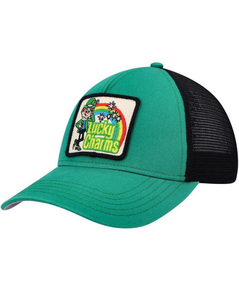 Men's Green, Black Lucky Charms Valin Trucker Snapback Hat