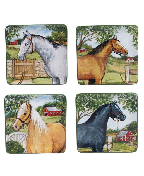 Clover Farm 4-Pc. Salad Plates asst.