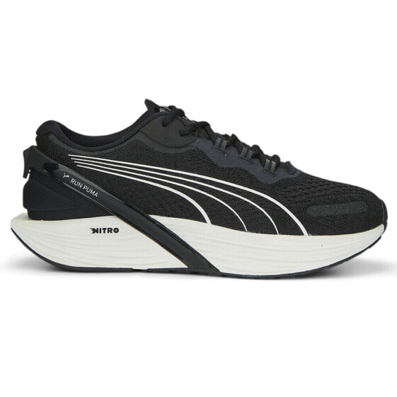 Puma Run Xx Nitro Nova Shine Running Womens Black Sneakers Athletic Shoes 37783