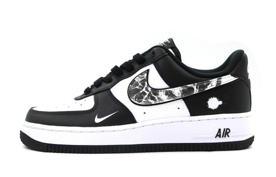 【定制球鞋】 Nike Air Force 1 Low "Panda" 空军熊猫 山水无痕 简约百搭 低帮 板鞋 男款 黑白 / Кроссовки Nike Air Force DV0788-001