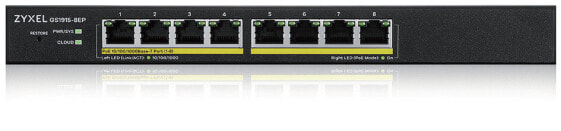 ZyXEL GS1915-8EP - Managed - L2 - Gigabit Ethernet (10/100/1000) - Full duplex - Power over Ethernet (PoE)