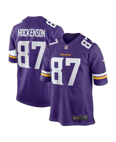 Men's T.J. Hockenson Purple Minnesota Vikings Game Player Jersey