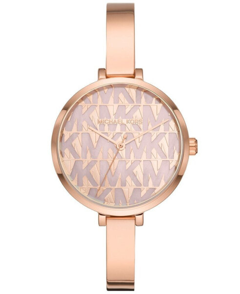 Women's Naia Three-Hand Rose Gold-Tone Alloy Watch 38mm