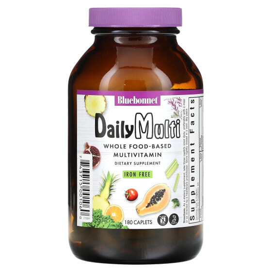 Витамины Bluebonnet Nutrition Daily Multi без железа 180 таблеток