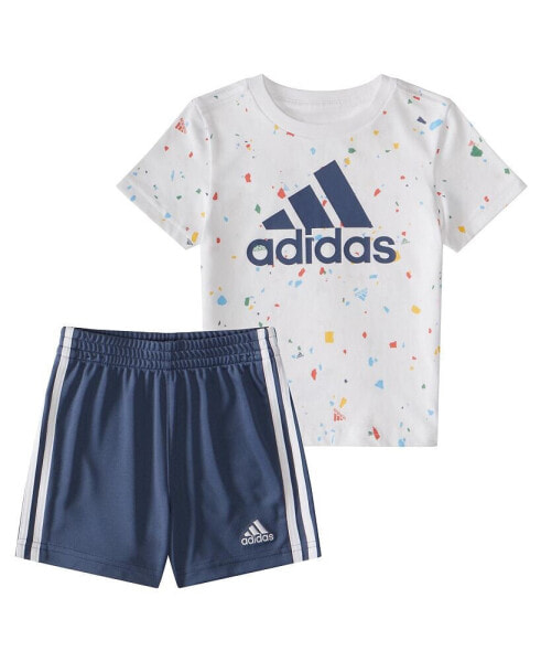 Костюм Adidas Baby 3 Stripe  & T-Shirt.