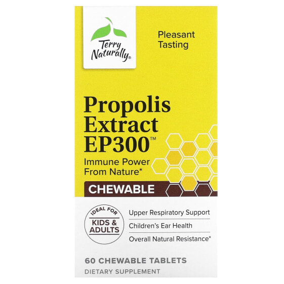 Propolis Extract EP 300, 60 Chewable Tablets