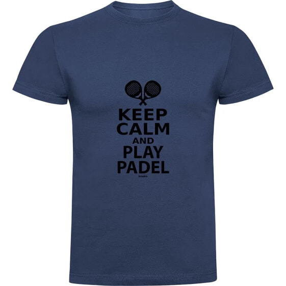 KRUSKIS Keep Calm And Play Padel short sleeve T-shirt