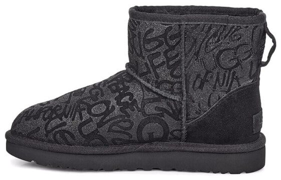 Угги UGG Classic Mini Sparkle Graffiti