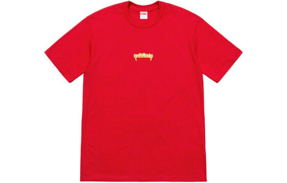 Supreme SS19 Fronts Tee Red 短袖T恤 男女同款 红色 送礼推荐 / Футболка Supreme SS19 Fronts Tee Red T SUP-SS19-273