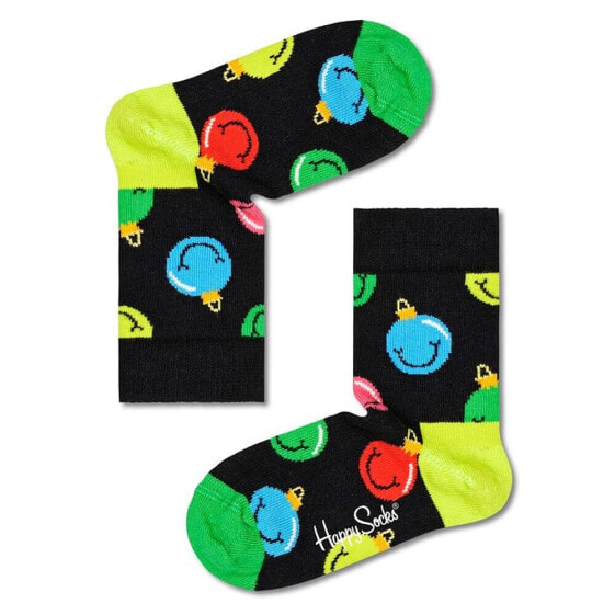 Носки для детей Happy Socks Jingle Smiley - Пара в стиле рождественских шаров