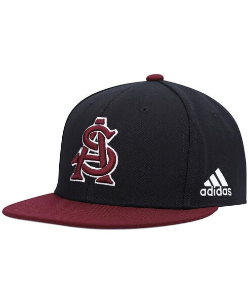 Men's Black Arizona State Sun Devils On-Field Baseball Fitted Hat