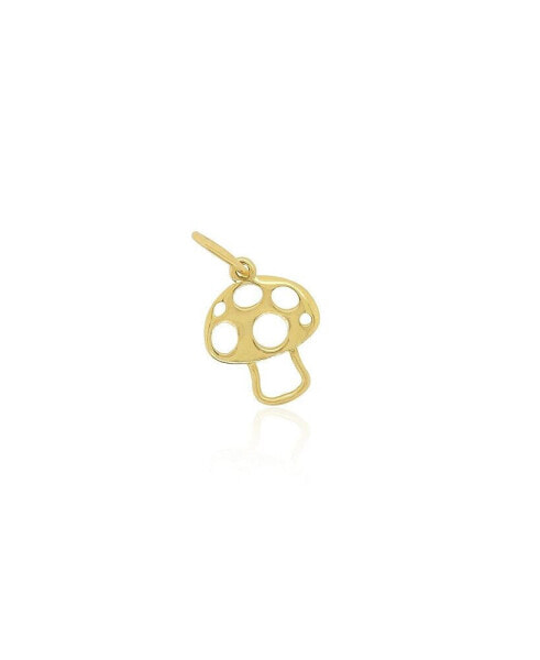 Mini Gold Mushroom Charm