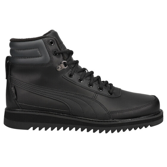 Puma Desierto V2 Puretex High Top Mens Black Sneakers Casual Shoes 37302601