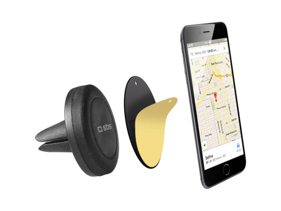 SBS Universal magnetic car holder - Mobile phone/smartphone - Passive holder - Car - Black