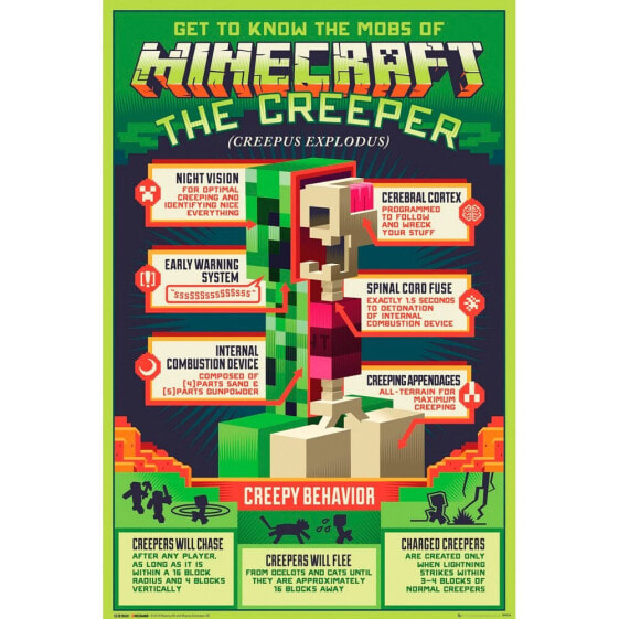 MINECRAFT Poster Creepy Behaivor