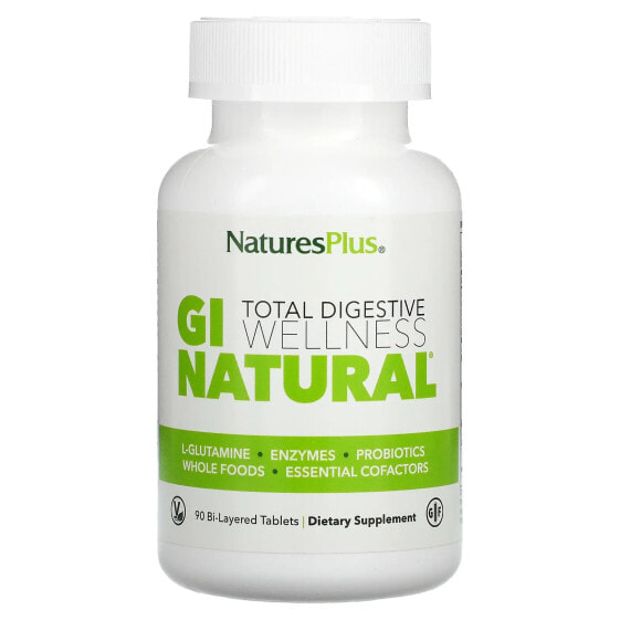 Таблетки для пищеварения NaturesPlus Total Digestive Wellness GI Natural, 90 штук