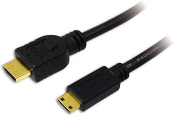 LogiLink CH0021 - 1 m - HDMI Type A (Standard) - HDMI Type C (Mini) - 8.16 Gbit/s - Black