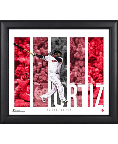 David Ortiz Boston Red Sox Framed 15" x 17" Player Panel Collage