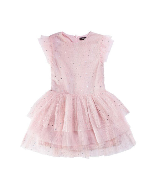 Toddler, Child Monroe Shimmer Novelty Woven Dress