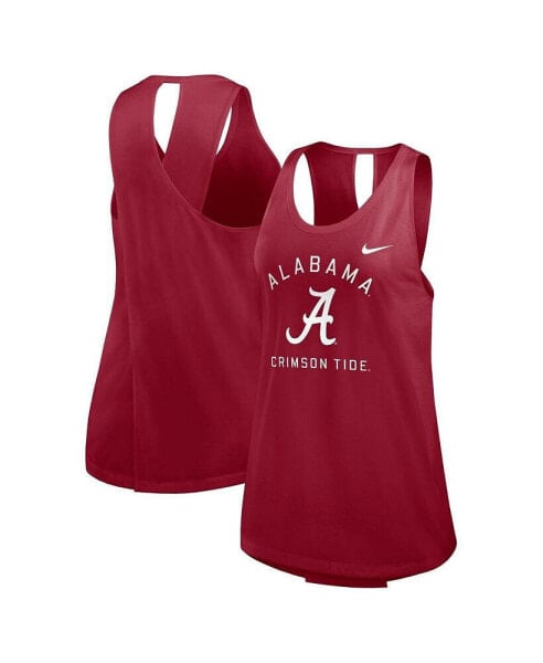 Women's Crimson Alabama Crimson Tide Primetime Open Back Tank Top