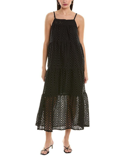 Alpha Studio Eyelet Maxi Dress Women's