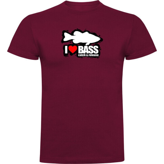 KRUSKIS I Love Bass short sleeve T-shirt