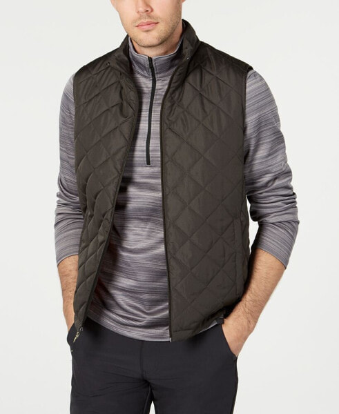 Men's Diamond Quilted Vest, Created for Macy's