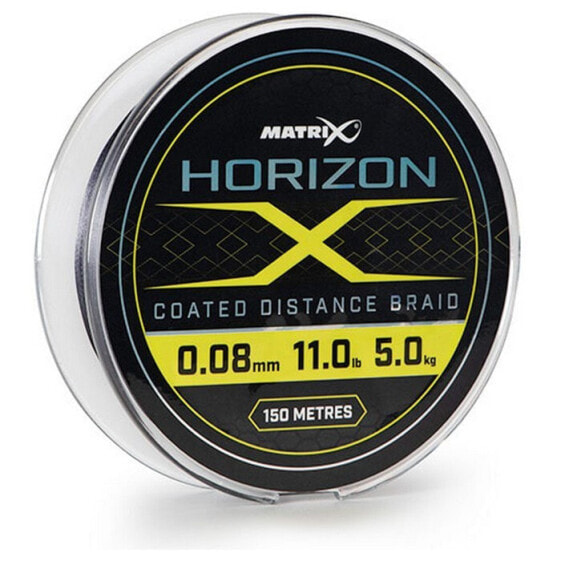 Плетеный шнур для рыбалки MATRIX FISHING Horizon X Distance Coated 150 м