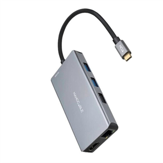 USB-разветвитель NANOCABLE 10.16.1009 Серый