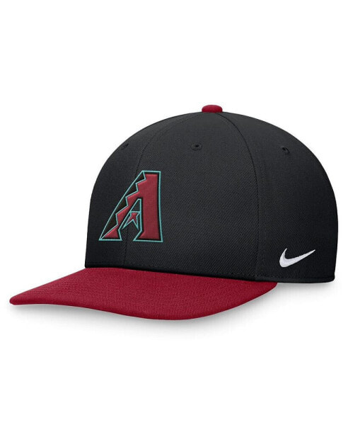 Men's Black/Red Arizona Diamondbacks Evergreen Two-Tone Snapback Hat