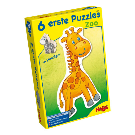6 Erste Puzzles Zoo