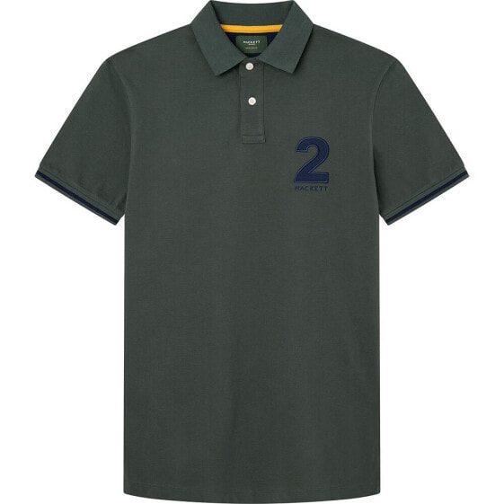 HACKETT Heritage Number short sleeve polo