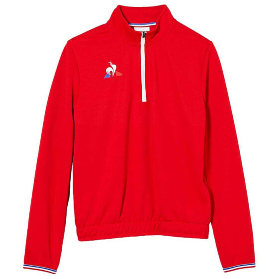 Толстовка le coq sportif Training Nº1 с половинной молнией, цвет Pure Red.