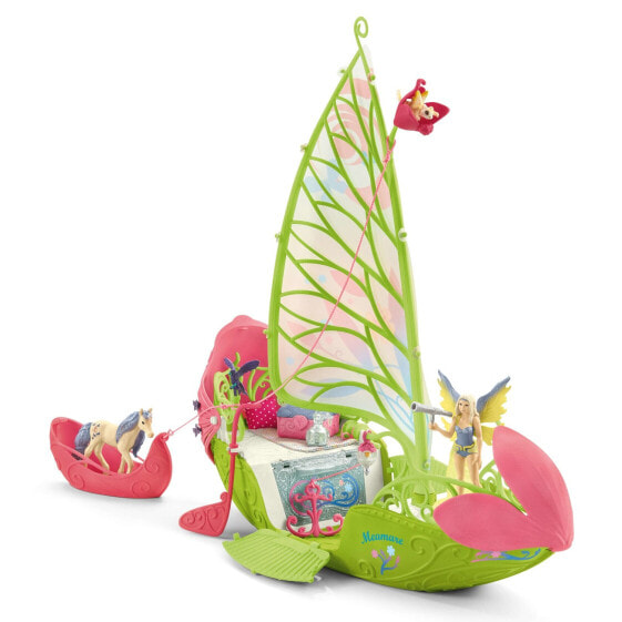 Игровой набор Schleich Sera's magical flower boat Enchanted Flower Boat (Волшебная лодка Цветущего Цветка)