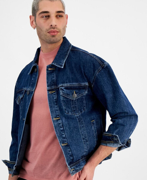 Men's Denim Jacket, Created for Macy's