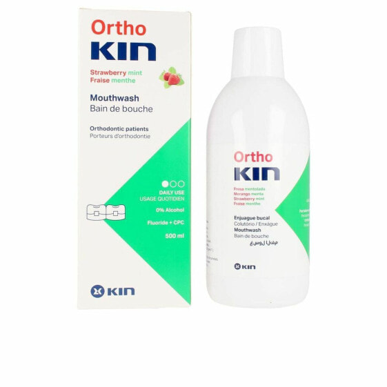 Ополаскиватель для полости рта Kin Orthokin 500 ml Клубника Мята