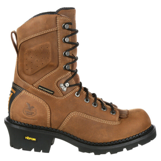 Georgia Boots Comfort Core Logger 9 Inch Waterproof Composite Toe Work Mens Siz