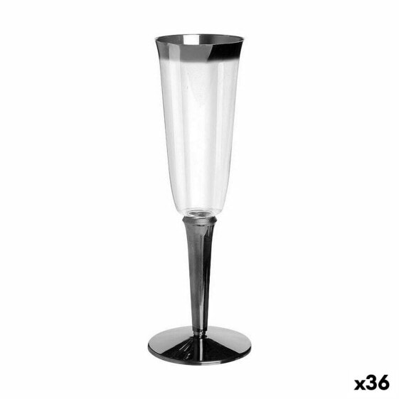 Набор многоразовых чашек Algon Wine Cellar Серебристый 3 Предмета 180 мл (36 штук)