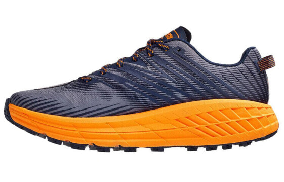 Кроссовки мужские HOKA ONE ONE Speedgoat 4 Синий/Оранжевый