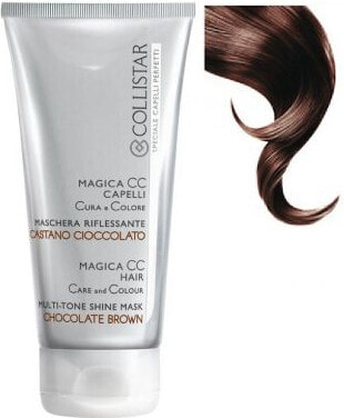 Collistar Magica CC Hair Multi-Tone Shine Mask Оттеночная маска придающая блеск волосам, оттенок шоколадный 150 мл
