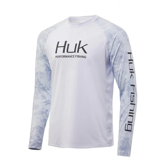 Huk Current Camo Double Header Long Sleeve Shirt