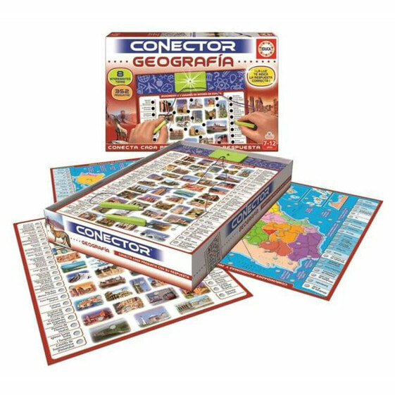 Образовательная игра Educa Conector География, карты и атлас