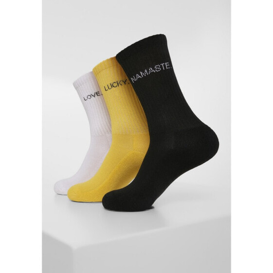 URBAN CLASSICS Wording socks 3 pairs