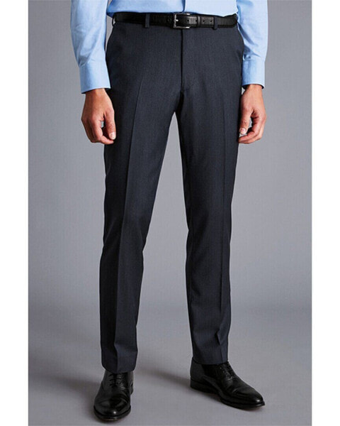 Charles Tyrwhitt Slim Fit Herringbone Suit Trouser Men's