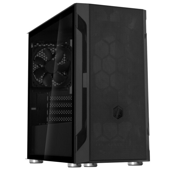 SilverStone FARA H1M - Micro Tower - PC - Black - micro ATX - Mini-DTX - Mini-ITX - Plastic - Steel - 16 cm