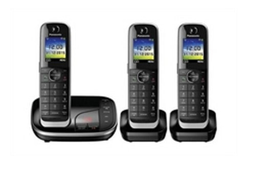 Panasonic KX-TGJ323 - DECT telephone - Speakerphone - 250 entries - Caller ID - Short Message Service (SMS) - Black