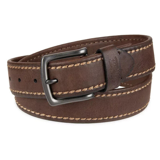 Levi's Men's Brown Big & Tall 38mm Stitched Cut Edge Casual Stretch Belt Large