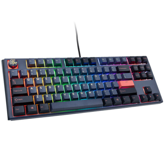 Ducky One 3 Cosmic Blue TKL Gaming Tastatur, RGB LED - MX-Blue (US)