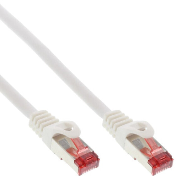 InLine Patch Cable S/FTP PiMF Cat.6 250MHz PVC CCA white 1.5m